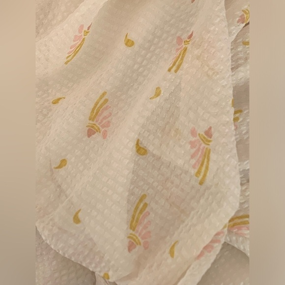 NWOT/Excellent Condition, Free People Long Sleeve Muted Paisley Mini Dress, Sz 6 - Picture 8 of 12